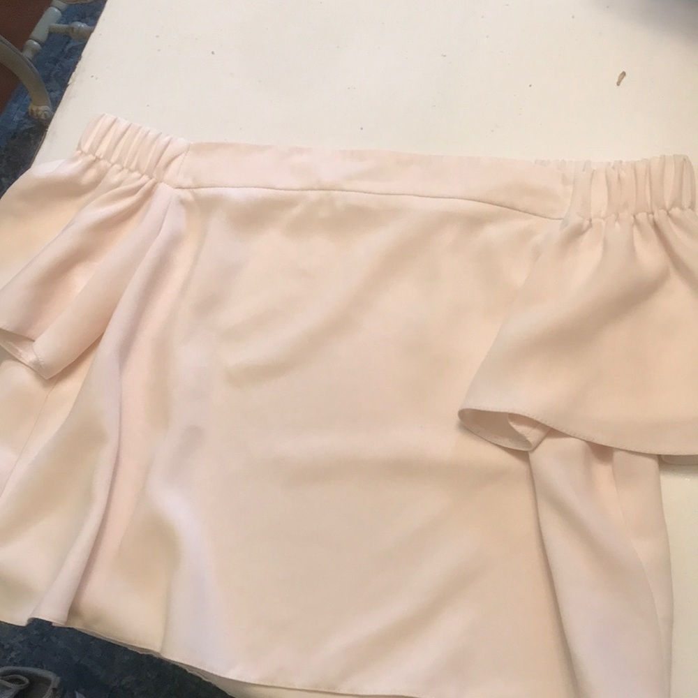 Topshop off the shoulder top